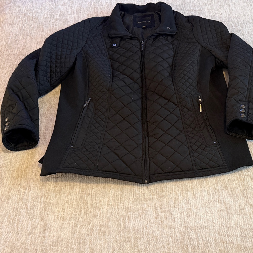 Weatherproof Women's Black Quilted Puffer Jacket